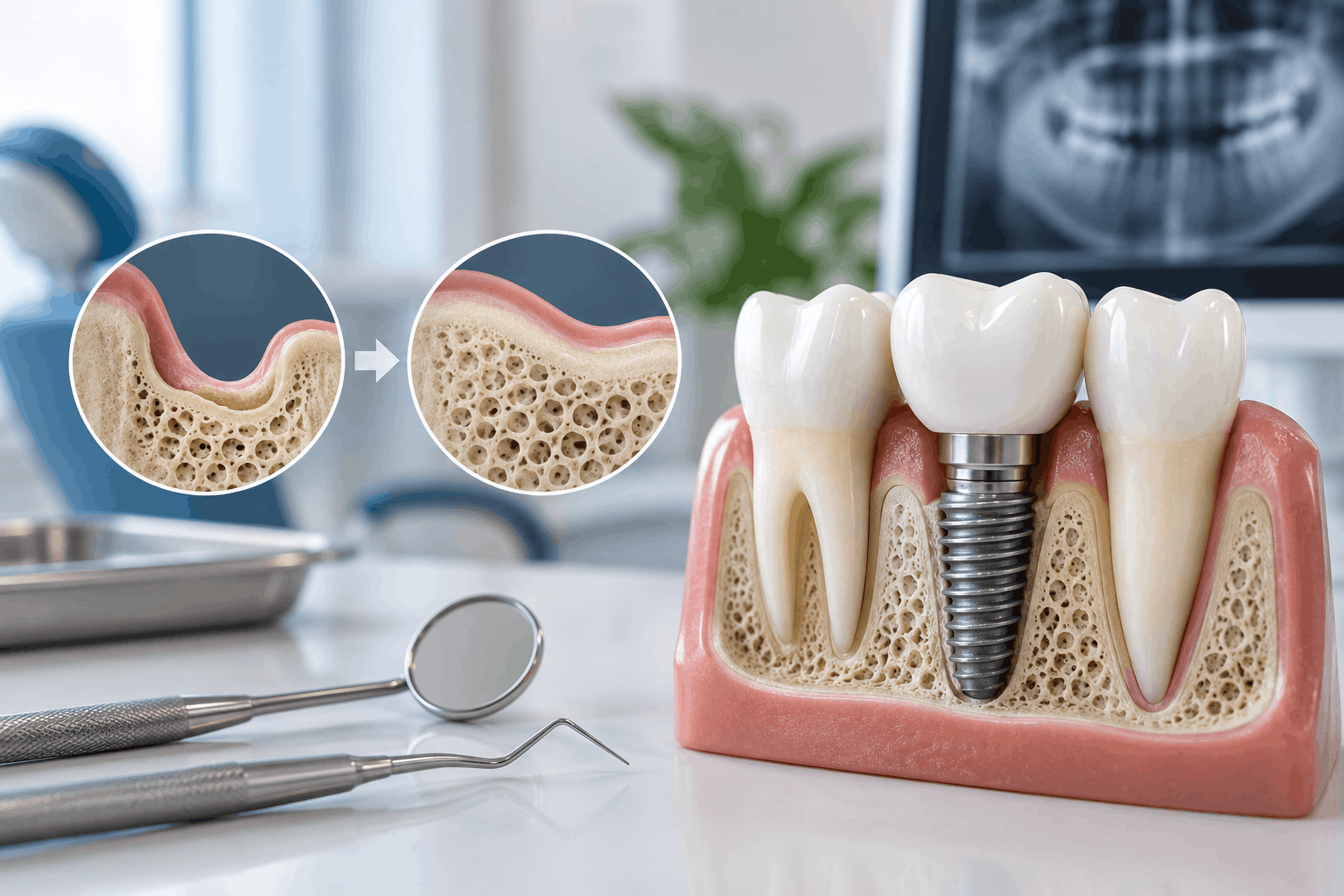 dental implants after bone loss