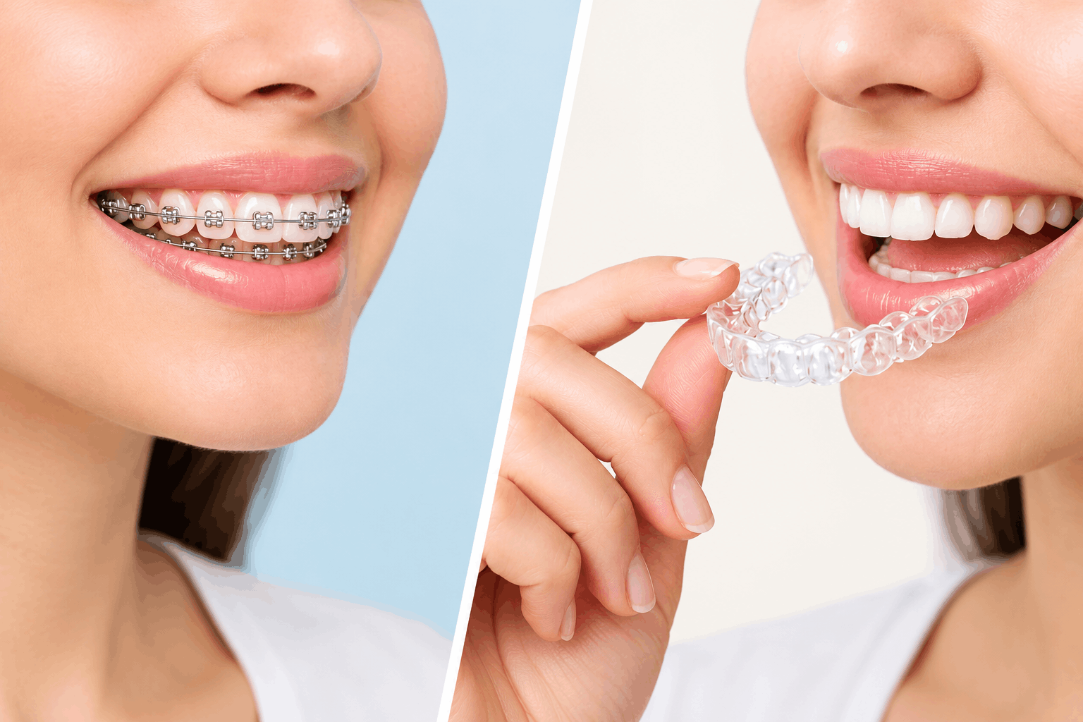 lingual braces vs Invisalign